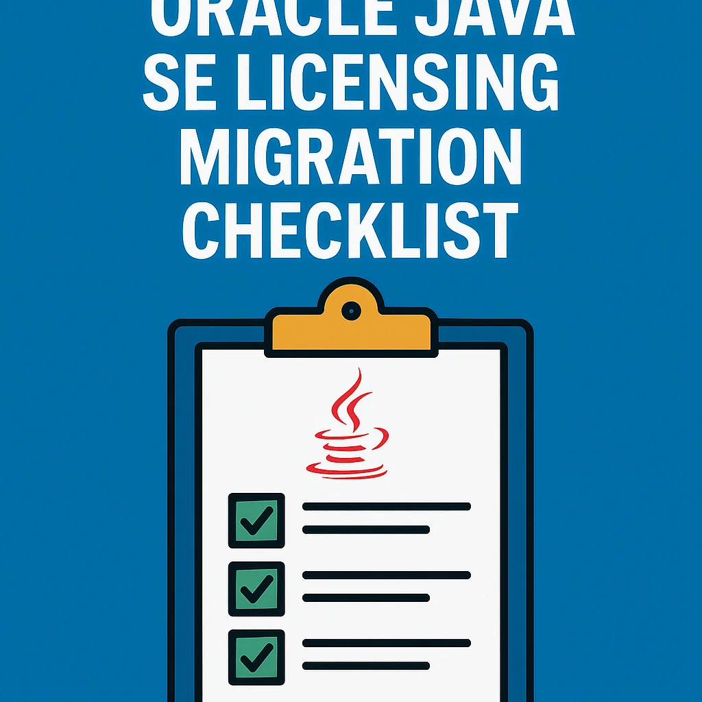 Oracle Java Migration Checklist